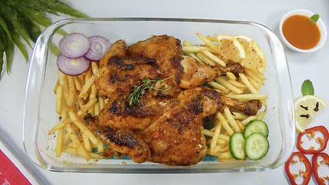 Nandos's most famous peri-peri chicken and chips recipe by Sams cookbook#nandoschicken#samscookbook