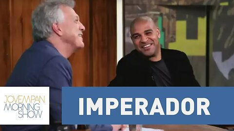 "O mal não se trata com o mal, o mal se trata com o bem", diz Adriano Imperador a Pedro Bial.