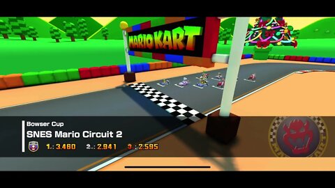 Mario Kart Tour - SNES Mario Circuit 2 Gameplay & OST