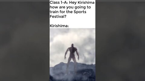 Kirishima training, Falling Kratos meme #shorts #mha #MyHeroAcademia #Memes #meme #Kirishima #kratos