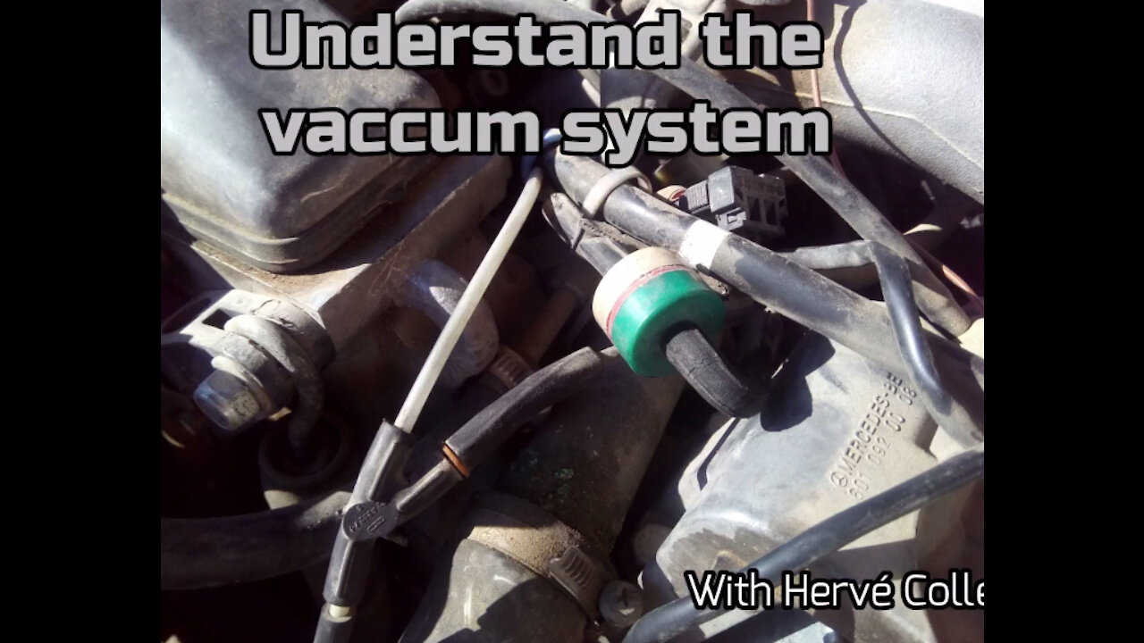 Mercedes Benz W124 - Understand vaccum lines for switching off, door problems etc... repair