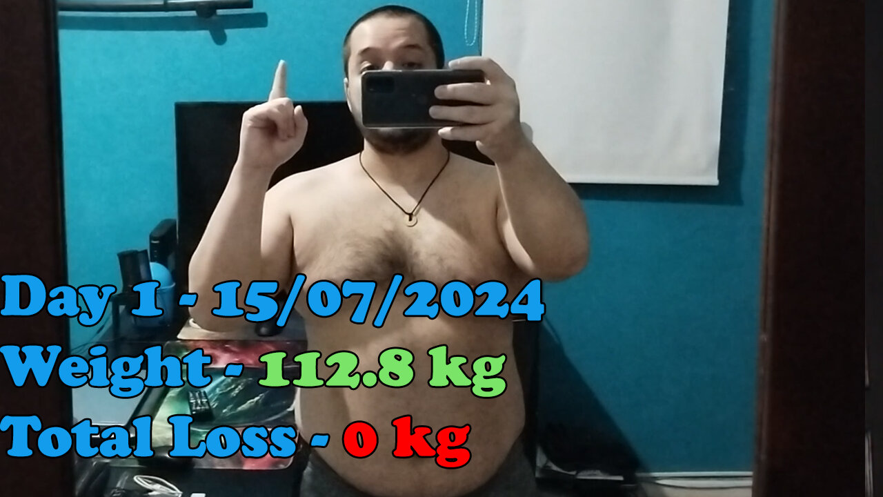 Day 1 of the weight loss challenge - 15/07/2024