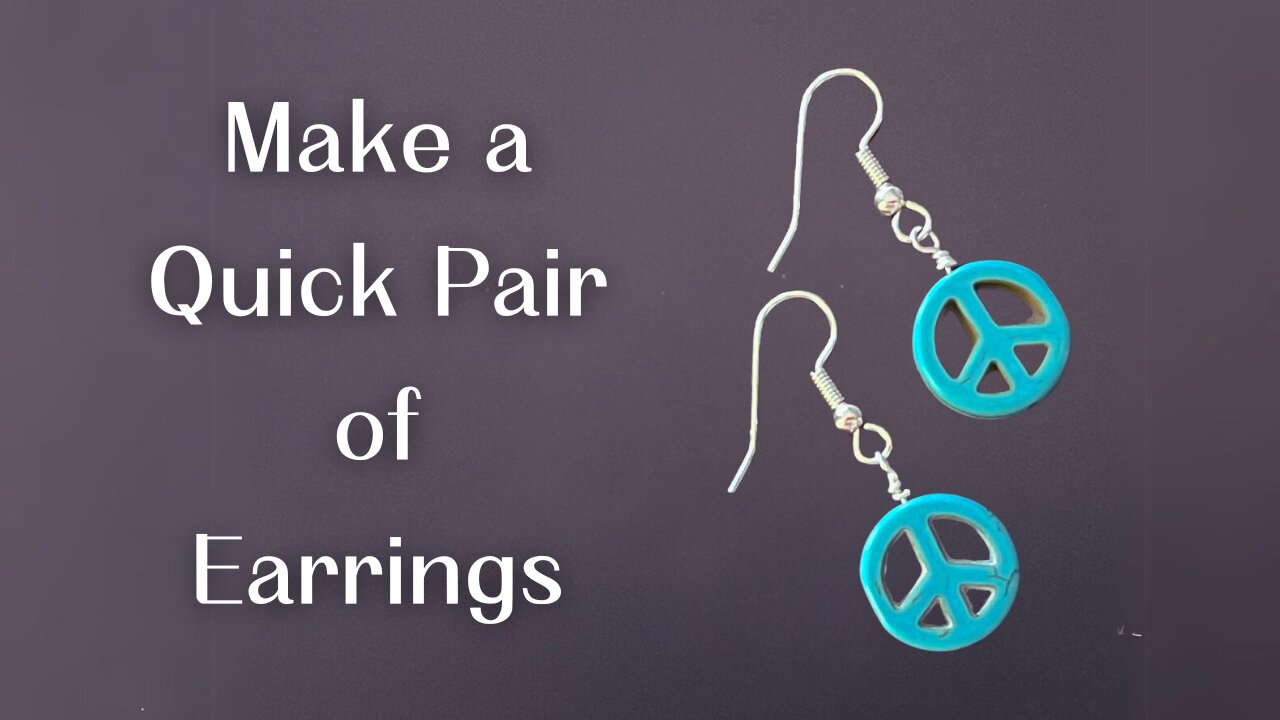 Make a Quick Pair of Earrings