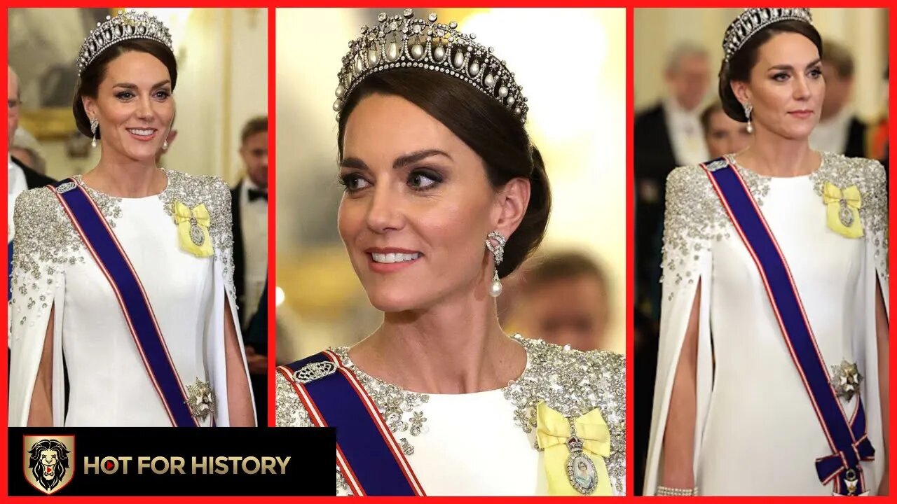 Princess Kate CHARMS South African President at King Charles III State Banquet!