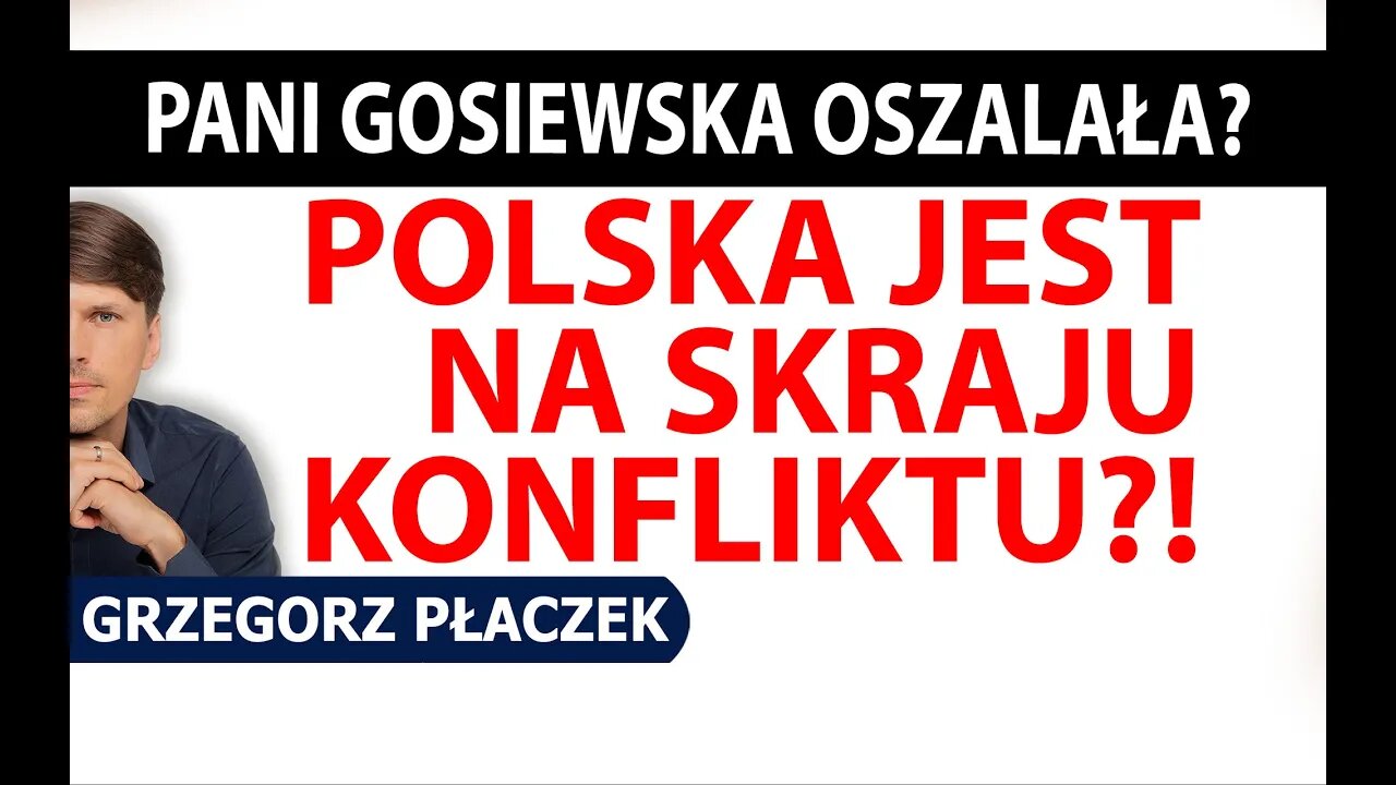 ❌ Kto pcha Polskę w konflikt zbrojny? Skrajnie nieowpowiedzialne zachowanie wicemarszałek sejmu!