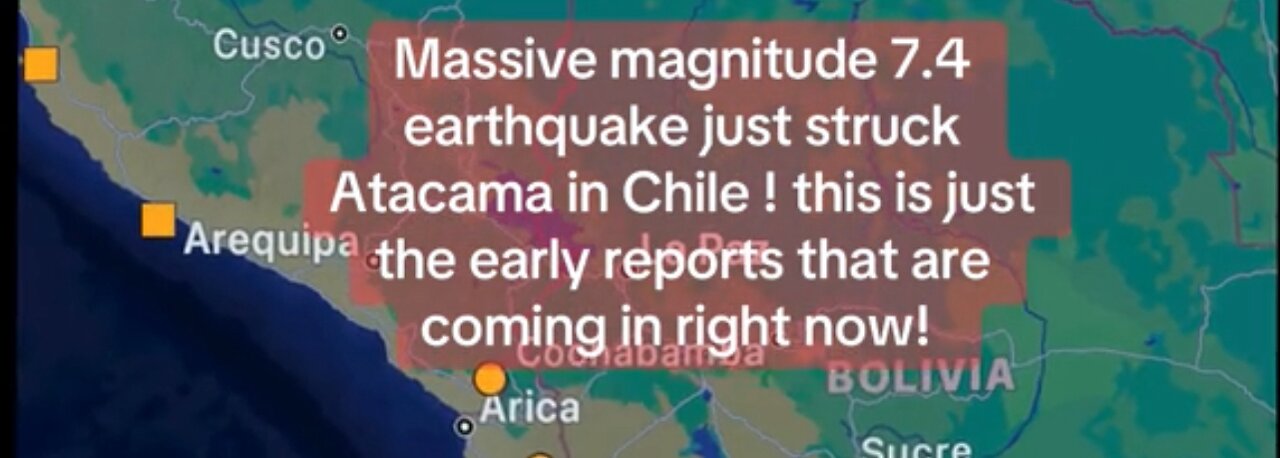 Magnitude 1.4 Earthquake Hits Atacama in Chile