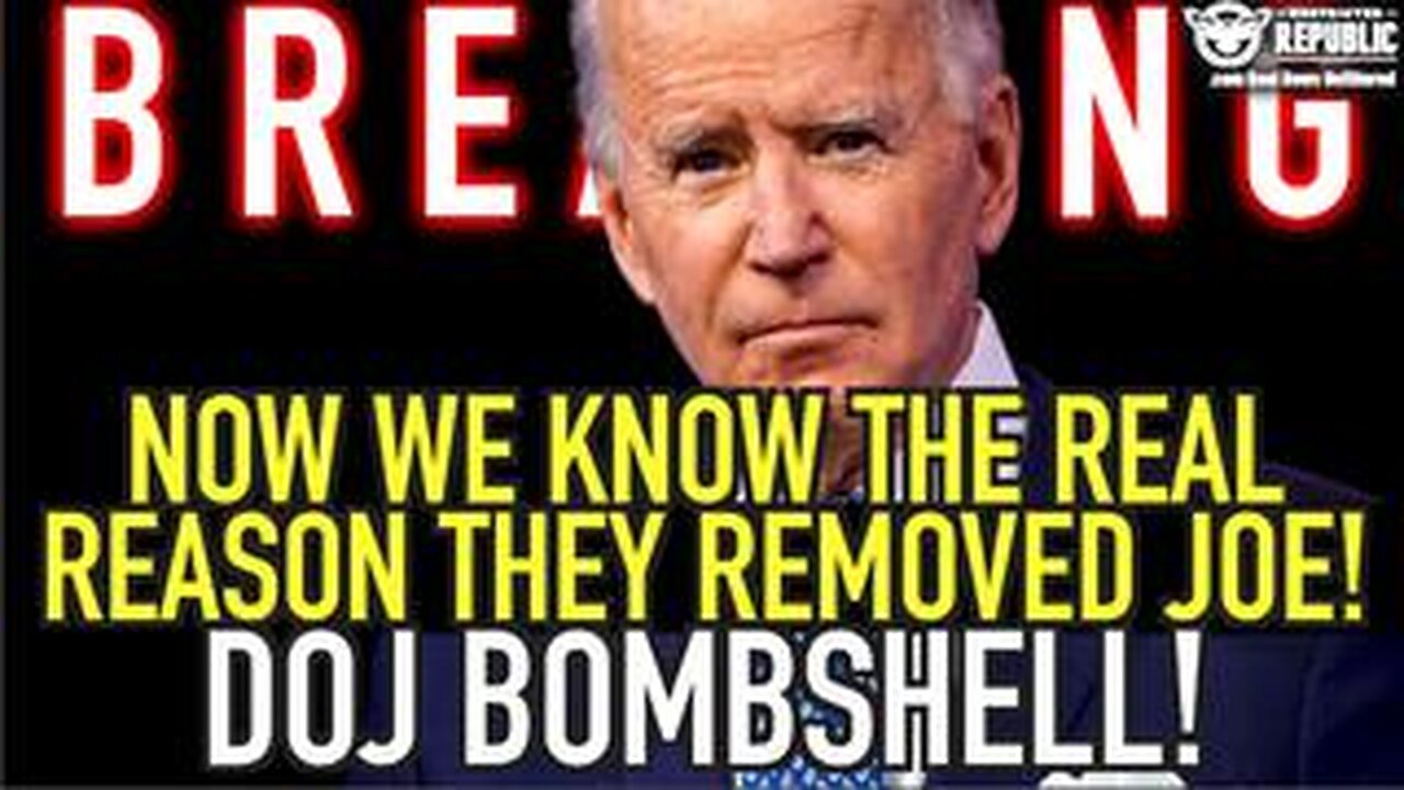 BREAKING! Now We Know The Real Reason They Removed Joe Biden! DOJ Bombshell!