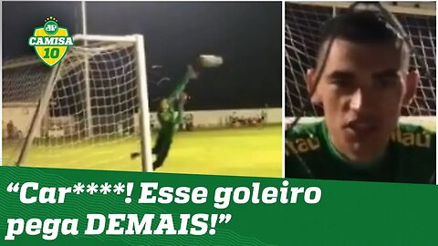 "CAR****!" Neymar SE IMPRESSIONA com goleiro de time brasileiro!