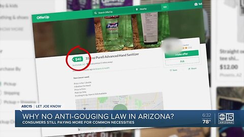 Why no anti-gouging law in Arizona?