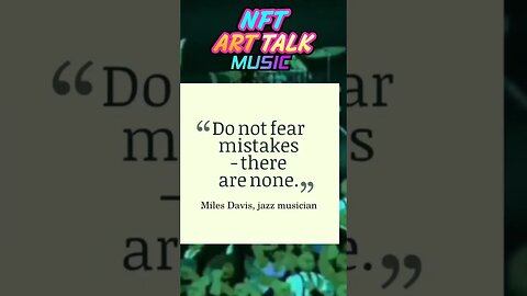 🎶🤯”Do Not Fear Mistakes, There are none” Miles Davis animation #music #quotes #inspiration