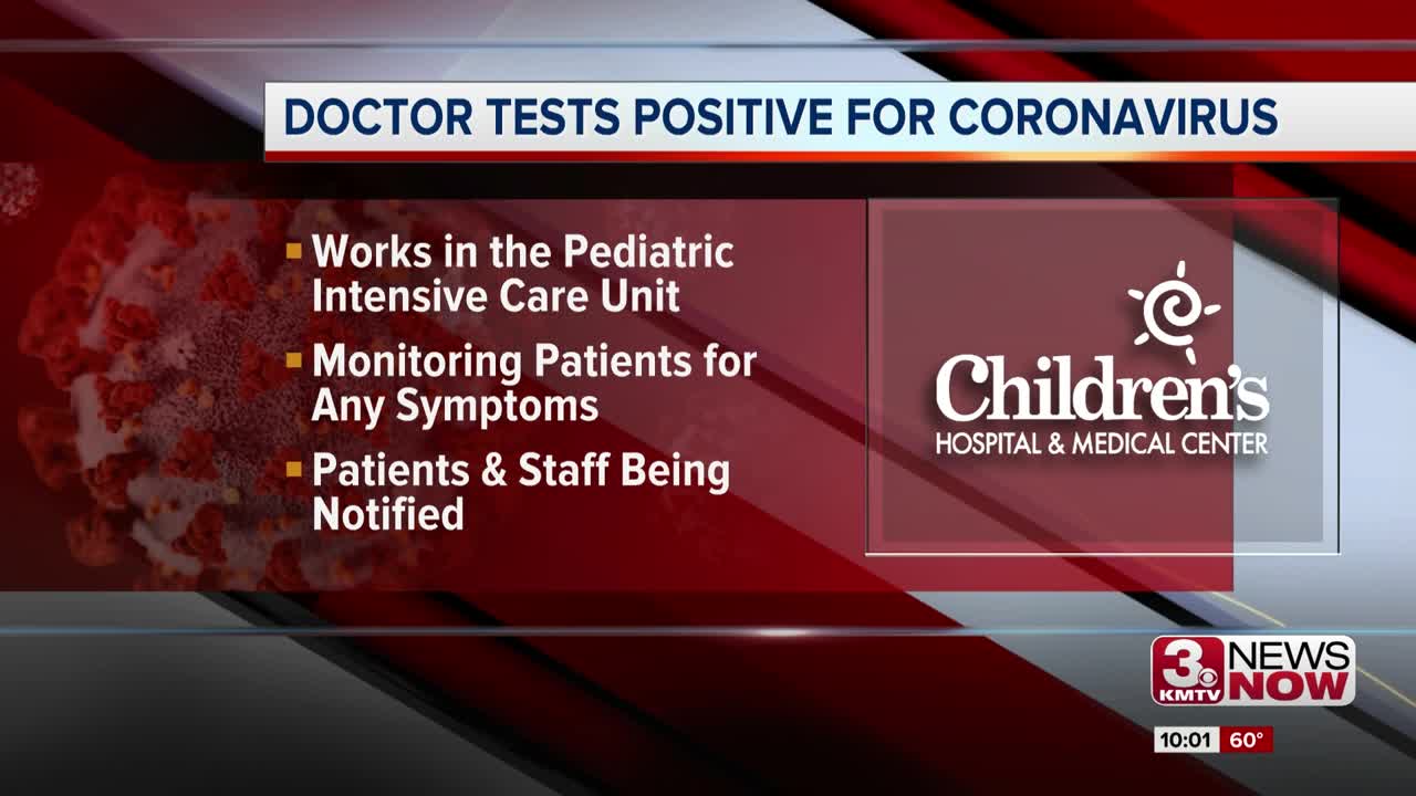 Doctor tests positive for coronavirus