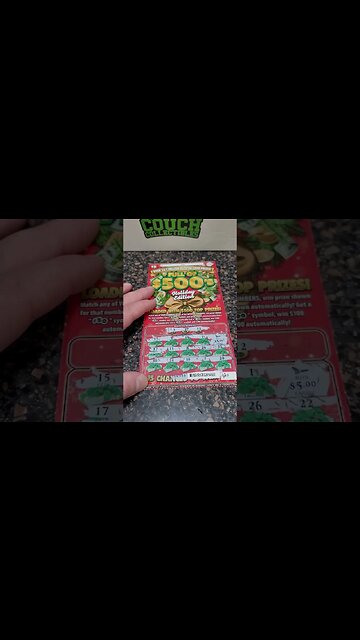 Scratching Christmas Lottery Tickets from Kentucky!