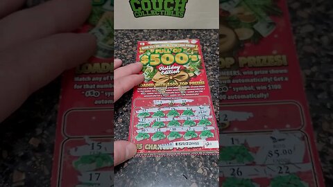 Scratching Christmas Lottery Tickets from Kentucky!