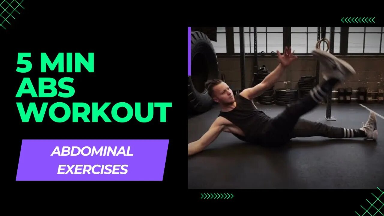 5 Min Abs Workout (Abdominal Exercises)