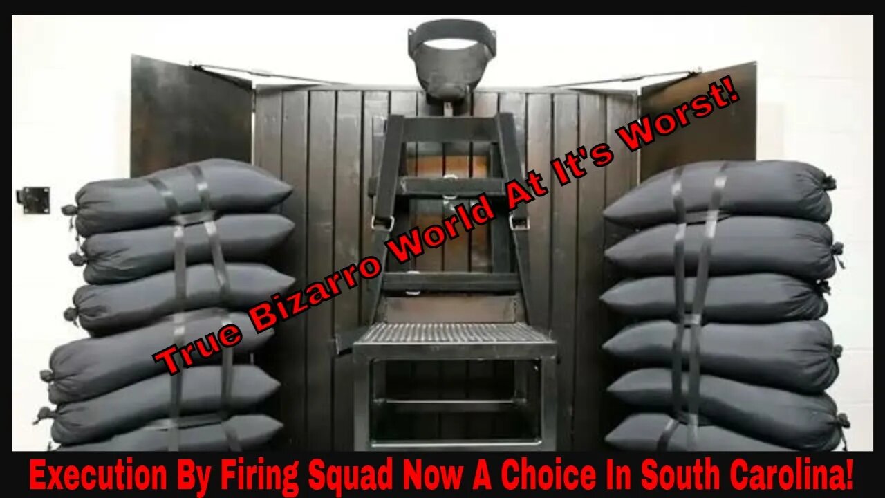 Execution By Firing Squad Now Available In South Carolina!