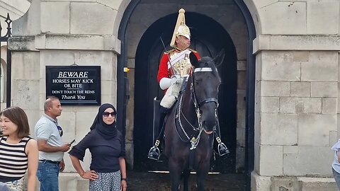 Don't touch the kings life guard #horseguardsparade