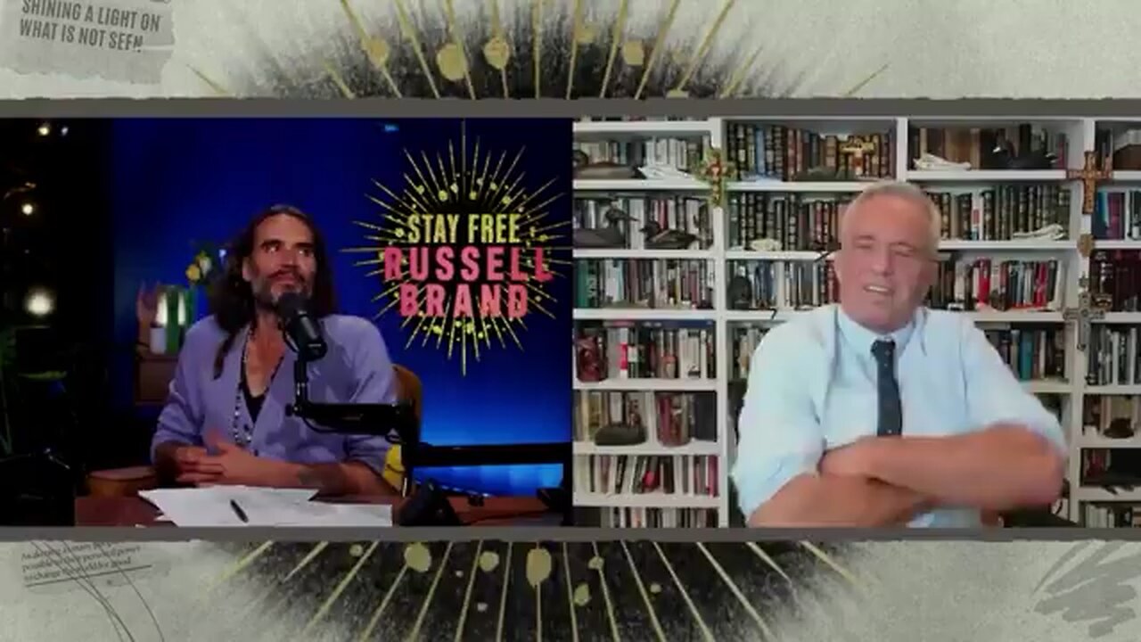 RFKJR REDPILL MOMENT 13 - JFKJR AND RUSSEL BRAND TALKING HOW AMERICA STARTED THE WAR IN UKRAINE