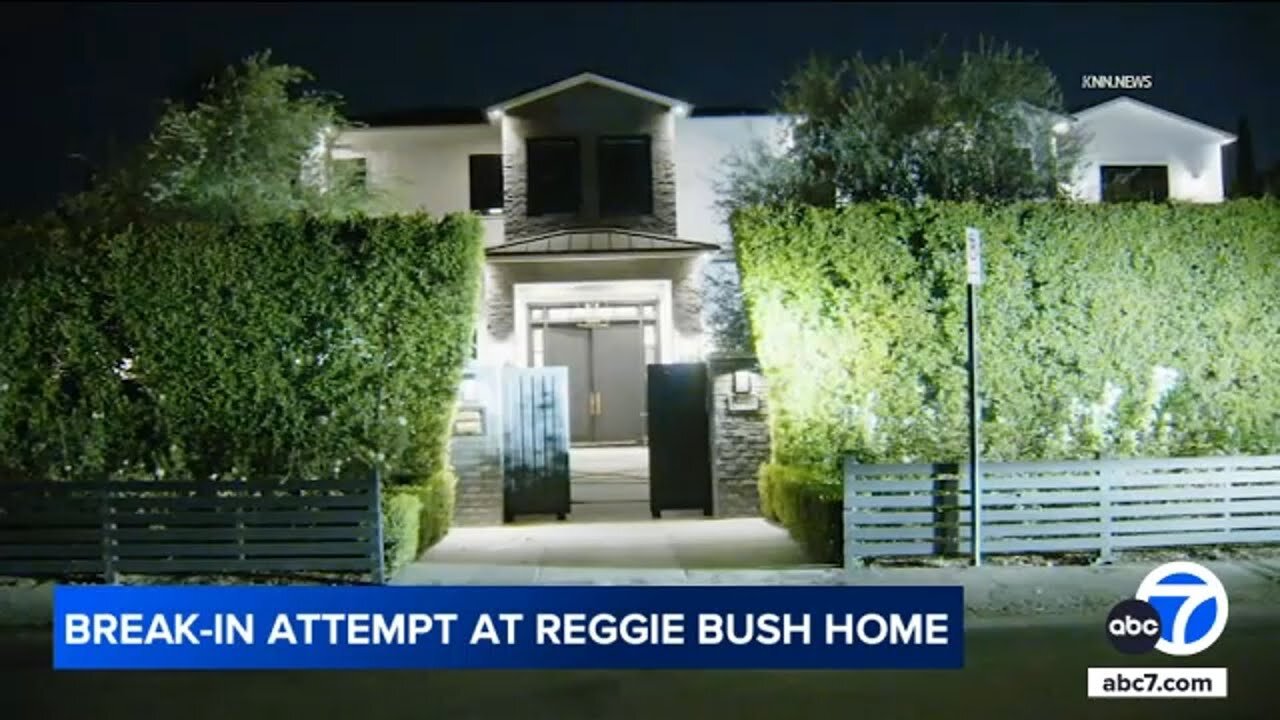 Retired football star Reggie Bush scares off burglars from Encino home