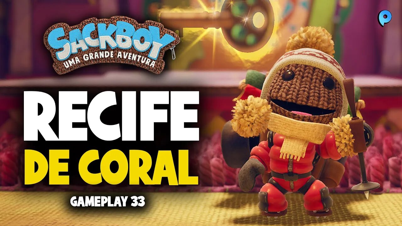 Sackboy: Uma grande aventura PT-BR / Recife de coral - Gameplay 33