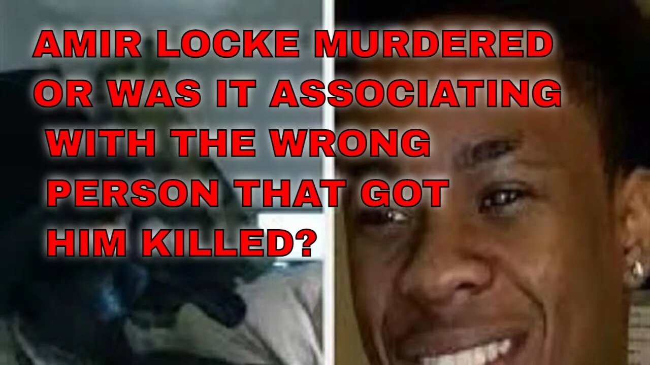Amir Locke was be murdered or just a hard lesson in hanging with the wrong peeps?