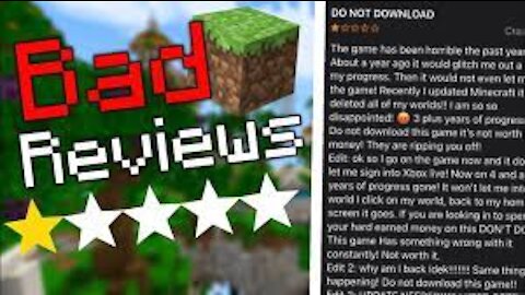 FUNNIEST 1 STAR MINECRAFT REVIEWS