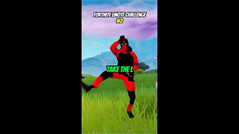 Take The L | Fortnite Emote Challenge #2 #shorts #deadpool #fortnite