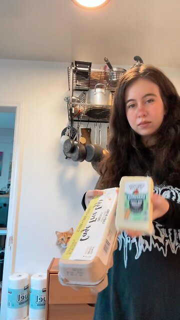 The smoothie is a keto smoothie for protein. #mainecoon #fyp #breakfast #fypシ゚viral