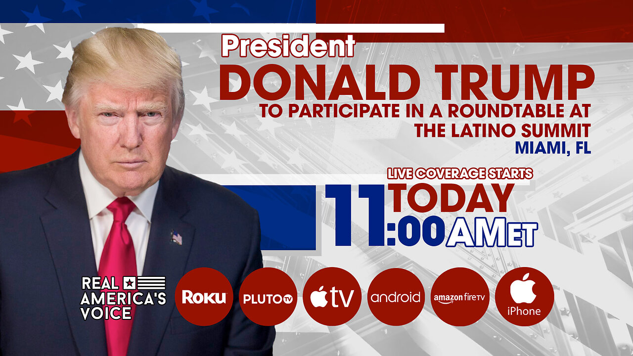 PRESIDENT TRUMP PARTICIPATES IN ROUND TABLE AT THE LATINO SUMMIT