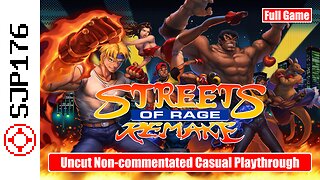 Streets of Rage Remake—Full Game—Uncut Non-commentated Casual Playthrough #3