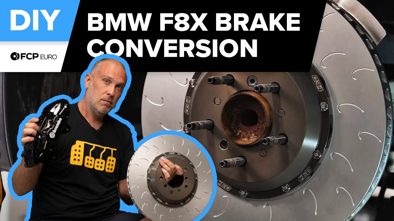 BMW E92 M3 Big Brake Conversion Kit DIY (2008-2012 BMW M3 to F82 M4 Brembo Caliper Conversion)