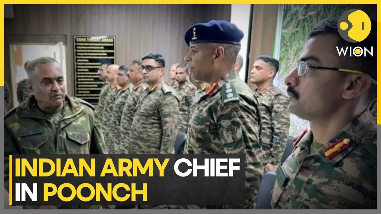 Indian Army Chief Assesses Security After Poonch Terror Attack in J&K | WION GLOW