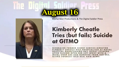 Kimberly Cheatle Tries - Suicide At GITMO - 8/17/24..