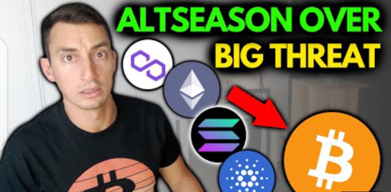 BIGGEST THREAT TO BITCOIN(BTC) & CRYPTO INVESTORS RIGHT NOW | ALTSEASON OVER?😱