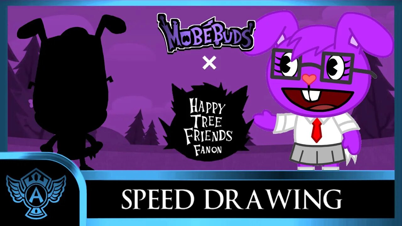 Speed Drawing: Happy Tree Friends Fanon - Rubi | Mobebuds Style