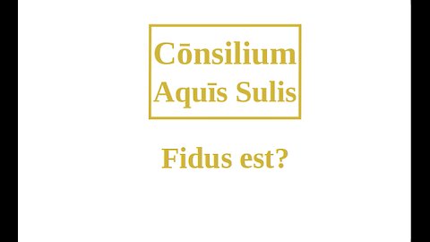 Fidus est? (Latina)