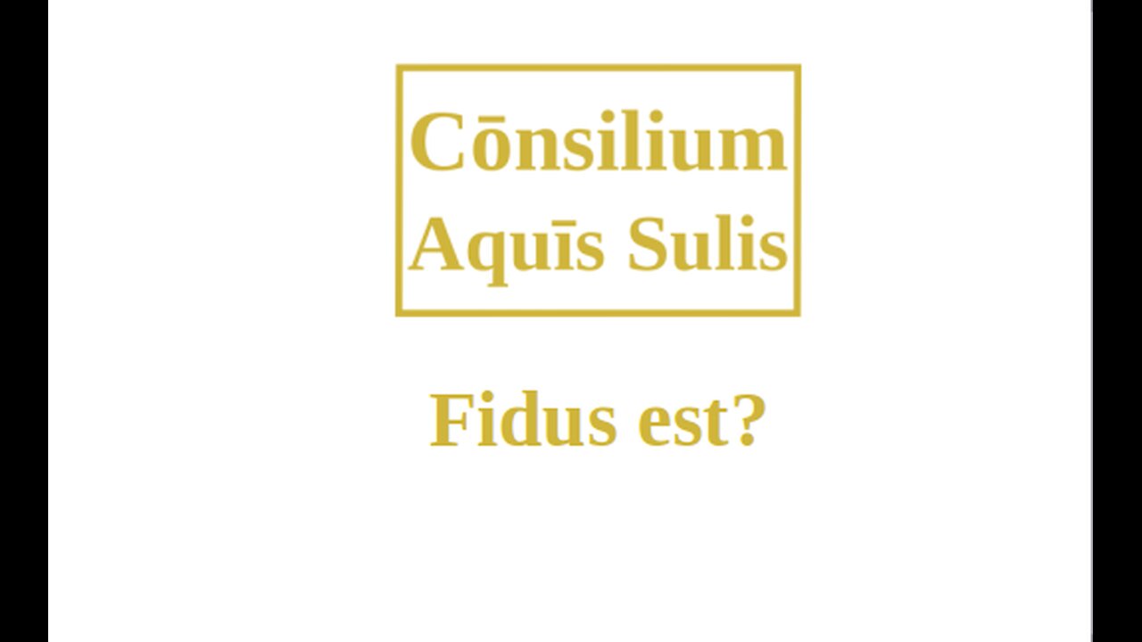 Fidus est? (Latina)