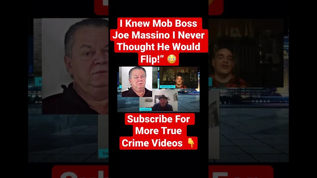 I Knew Mob Boss Joe Massino I never thought he Would Flip!” 😳 #mafia #boss #informant #crime #hit