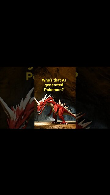 AI generated Tyrantrum #whosthatpokemon #pokemon