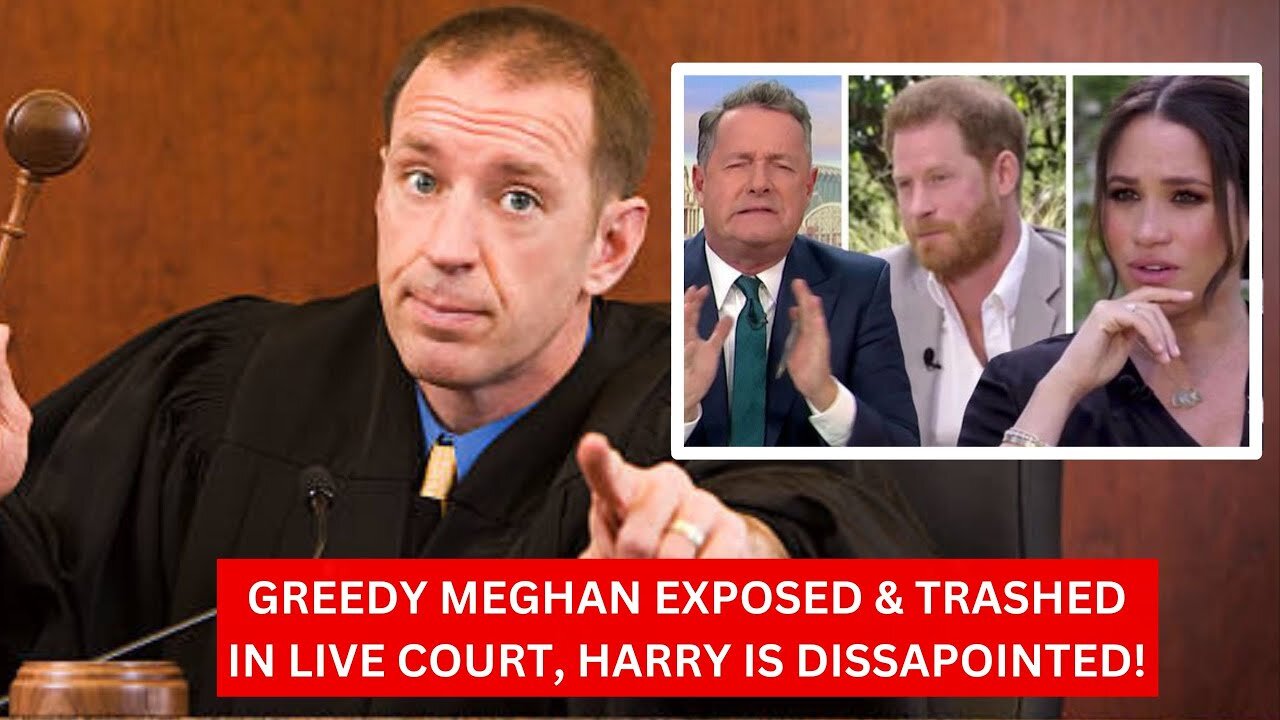 Judge Immediately Detain Meghan After Piers Exposed She Hacked Harry's Phone To Steal Royal Info.