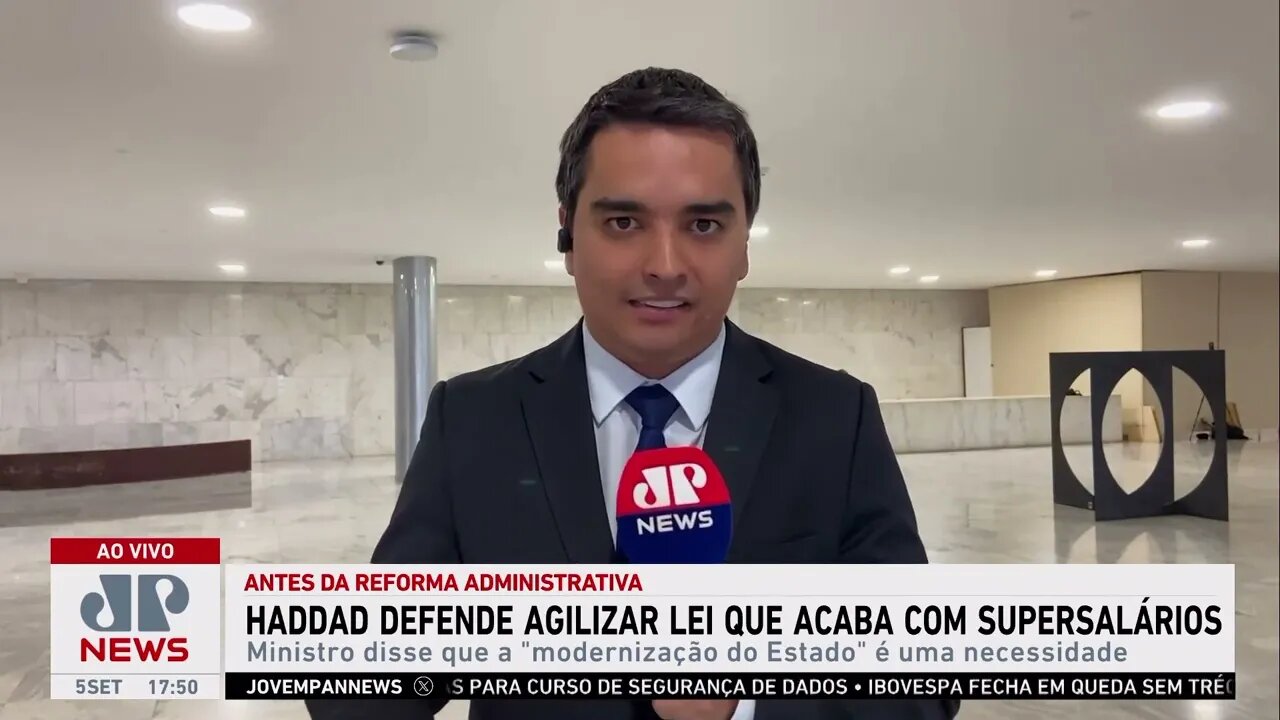 Fernando Haddad defende agilizar lei que encerra ‘supersalários’: “Pode dar fim a privilégios”