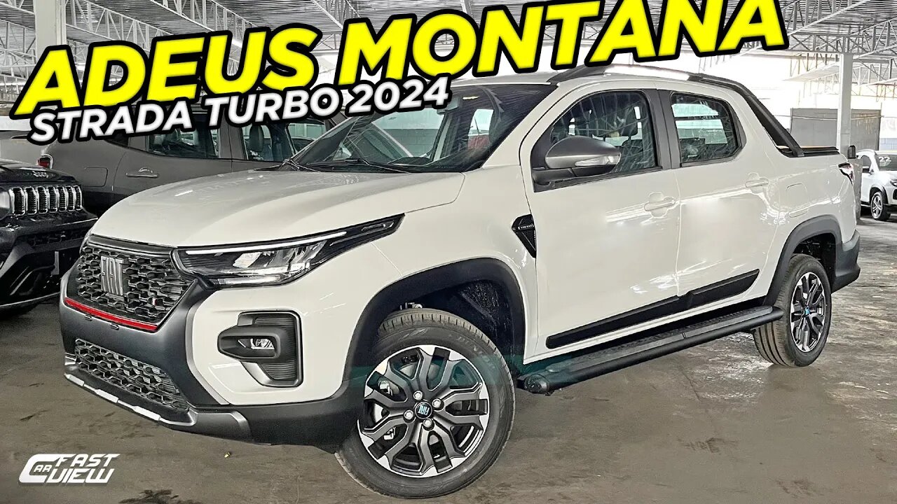 NOVA FIAT STRADA ULTRA 2024 COM MOTOR TURBO MAIS BARATA E EQUIPADA QUE MONTANA MOSTRA ACERTO DA FIAT