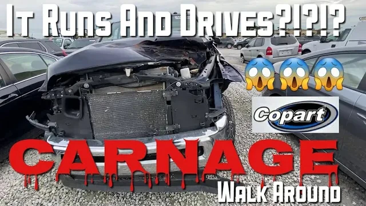 Carnage That Runs & Drives? Copart Walk Around