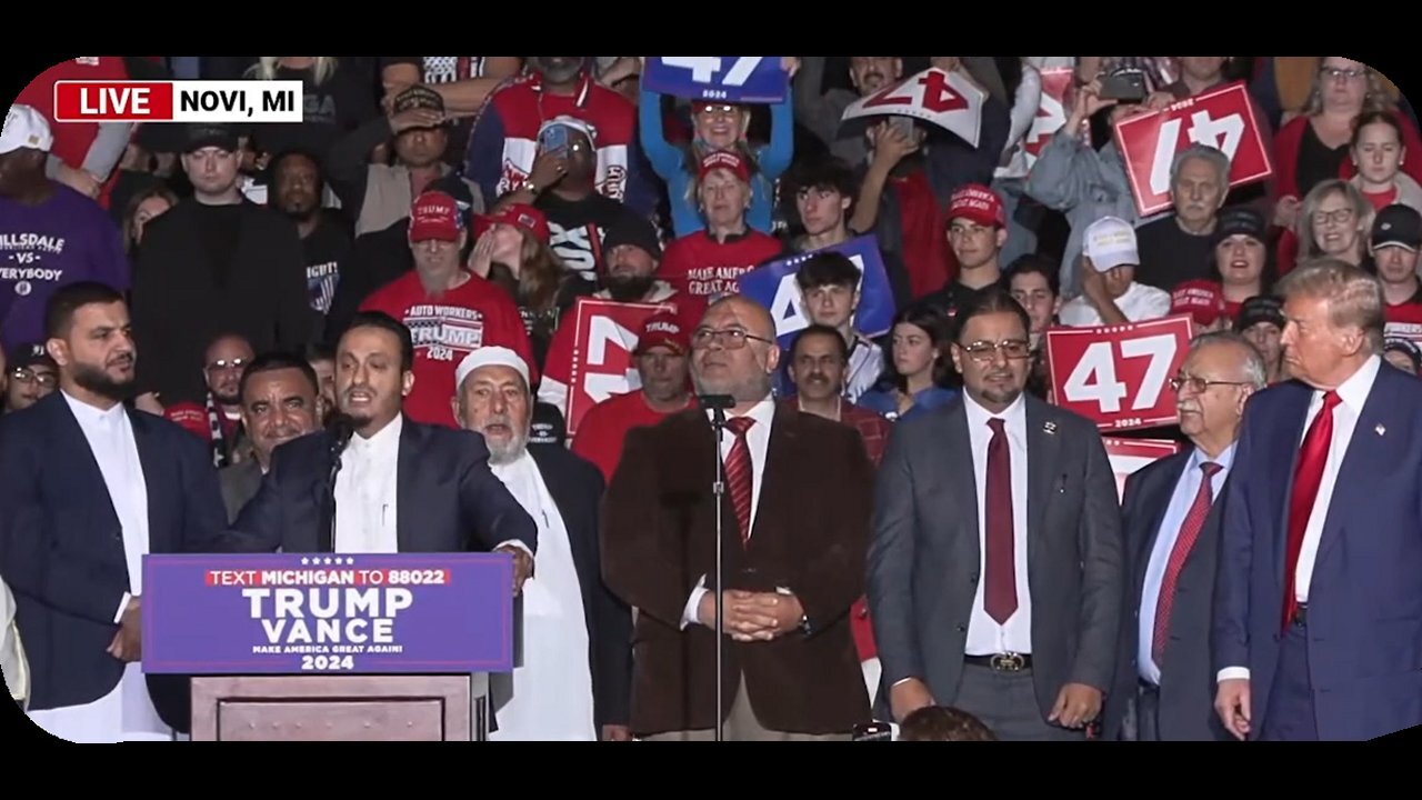 Trump endorsed by Arab-American Muslim leaders in Michigan - October 26, 2024