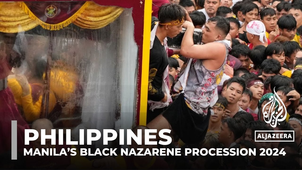 Black Nazarene procession returns to Philippines for first time after pandemic pause