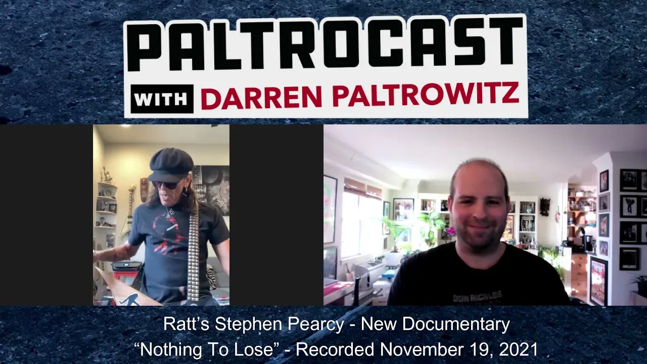 Ratt's Stephen Pearcy interview #3 with Darren Paltrowitz