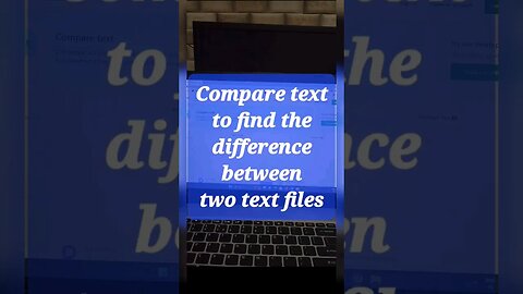 Compare text to find difference between two text files. #shorts #youtubeshorts