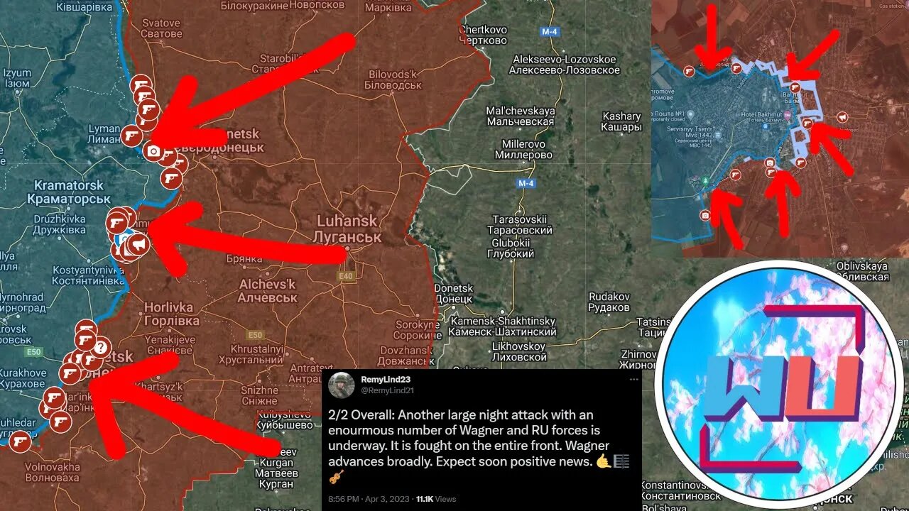 Enormous Number of Russian & Wagner Forces in Bakhmut | Surovikin in Charge | Full Update 04/04/23