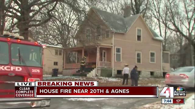 Fire crews save gifts for grandchildren in KCMO house fire