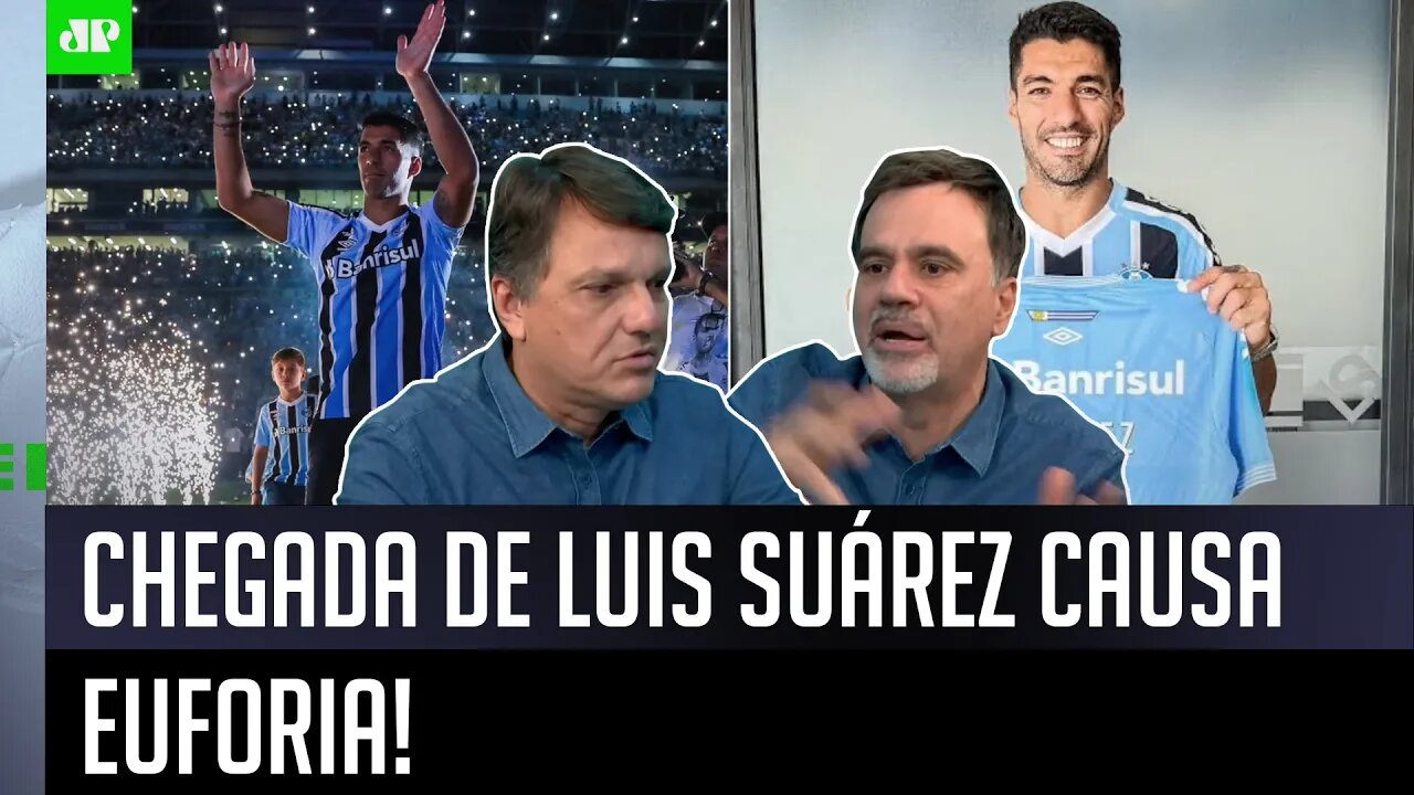 "É FANTÁSTICO, é uma das MAIORES CONTRATAÇÕES da…" Beting EXALTA chegada de Luis Suárez ao Grêmio!