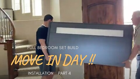 Bedroom Set Part 4...from the shop to it's new home. Take a look.